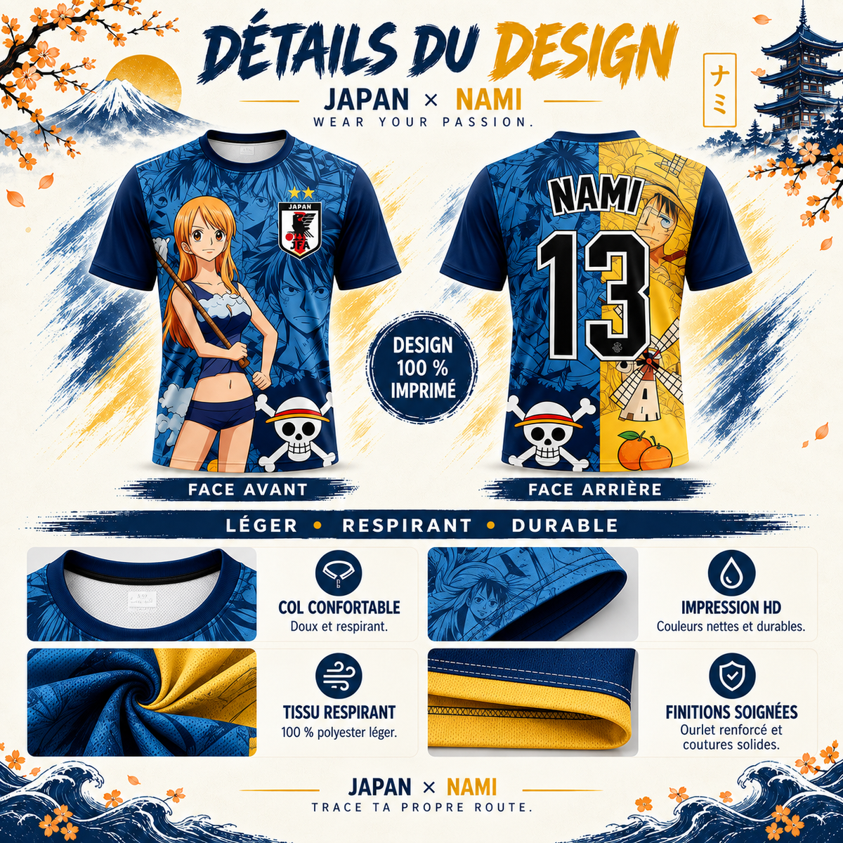 🏴‍☠️ Nami bicolore – Japan Edition 🇯🇵