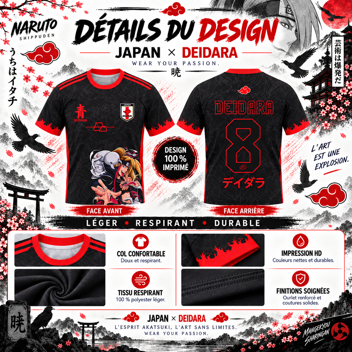 🥷 Deidara – Japan Edition 🇯🇵