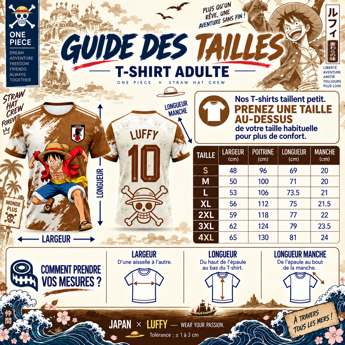 🏴‍☠️ Luffy Marron – Japan Edition 🇯🇵