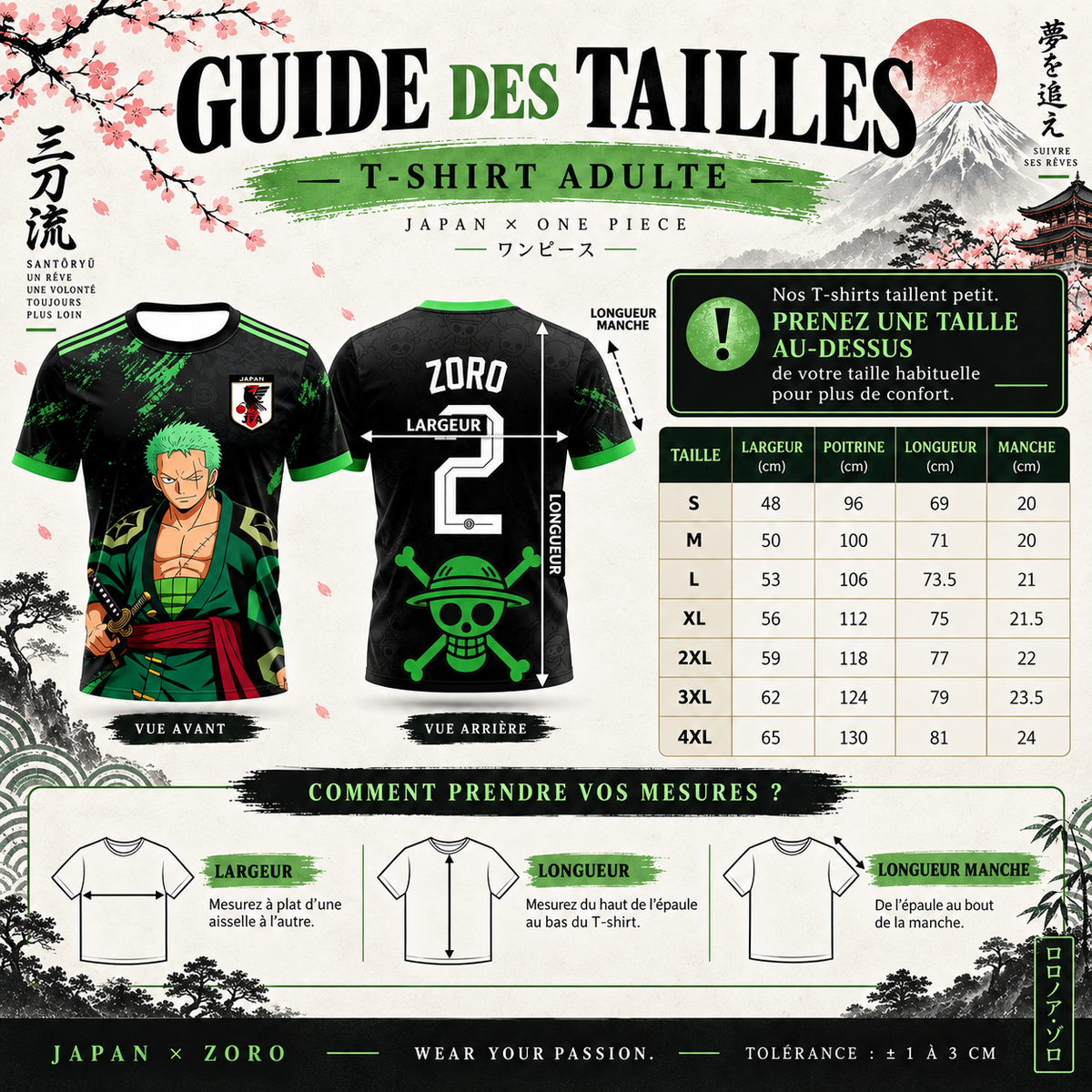 🏴‍☠️ Zoro Vert – Japan Edition 🇯🇵