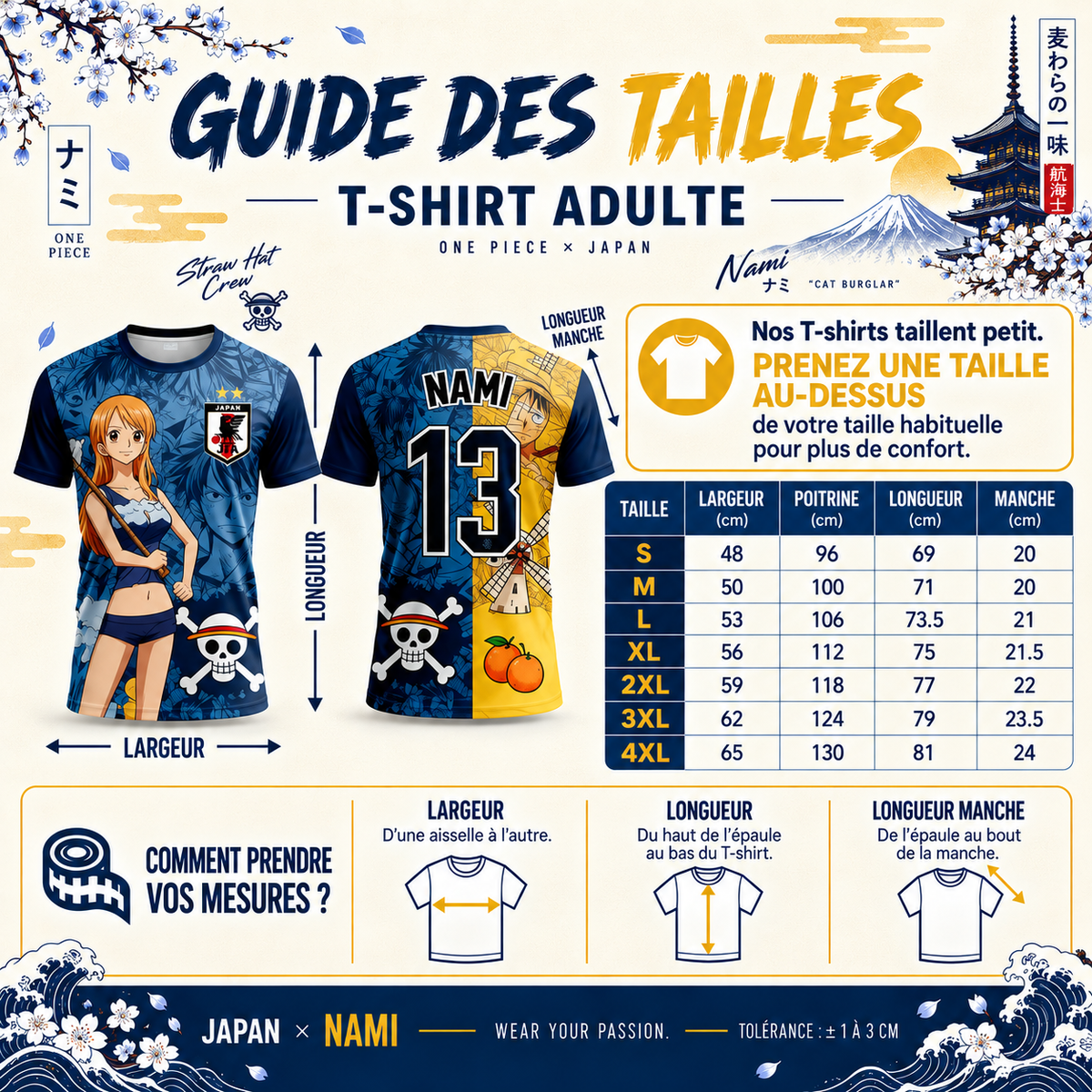 🏴‍☠️ Nami bicolore – Japan Edition 🇯🇵