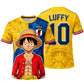 🏴‍☠️ Luffy Dessin Jaune – Japan Edition 🇯🇵