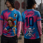 🏴‍☠️ Luffy Bleu Rose – Japan Edition 🇯🇵