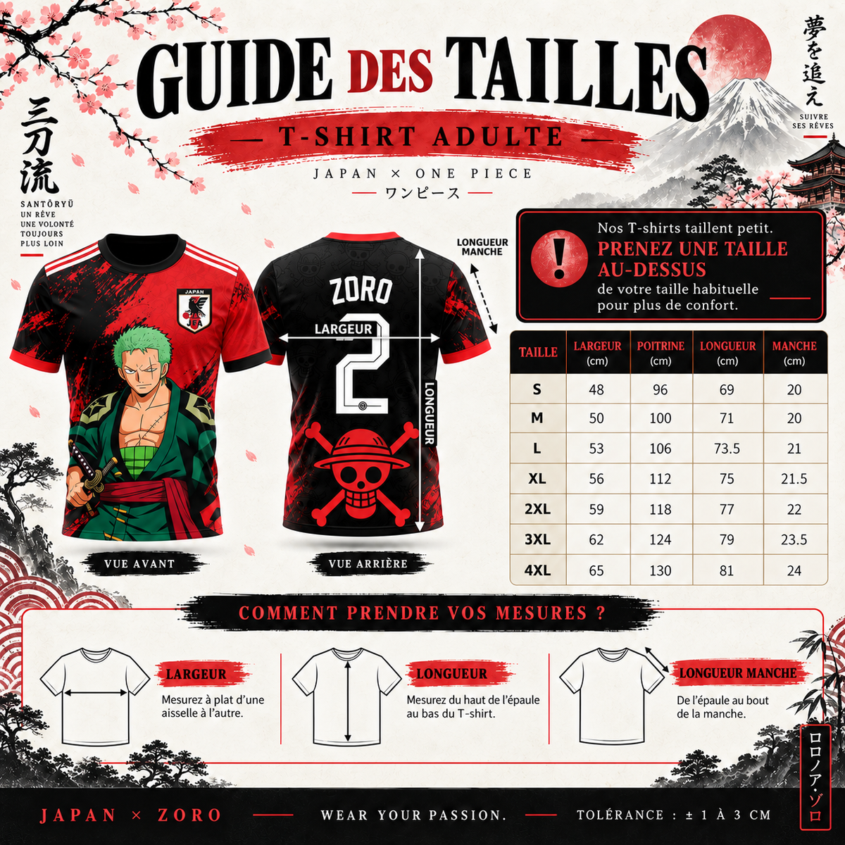 🏴‍☠️ Zoro rouge – Japan Edition 🇯🇵
