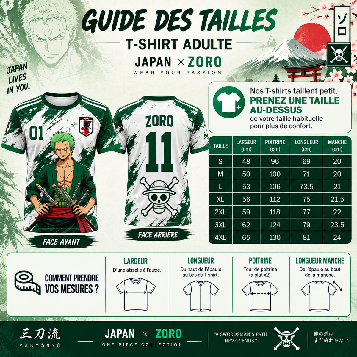 🏴‍☠️ Zoro Epée Vert – Japan Edition 🇯🇵