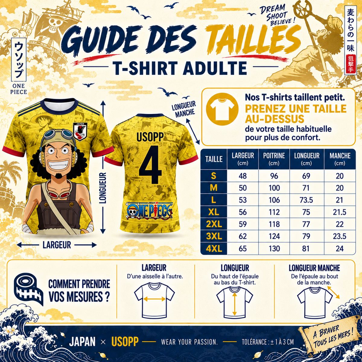 🏴‍☠️ Usopp Jaune – Japan Edition 🇯🇵