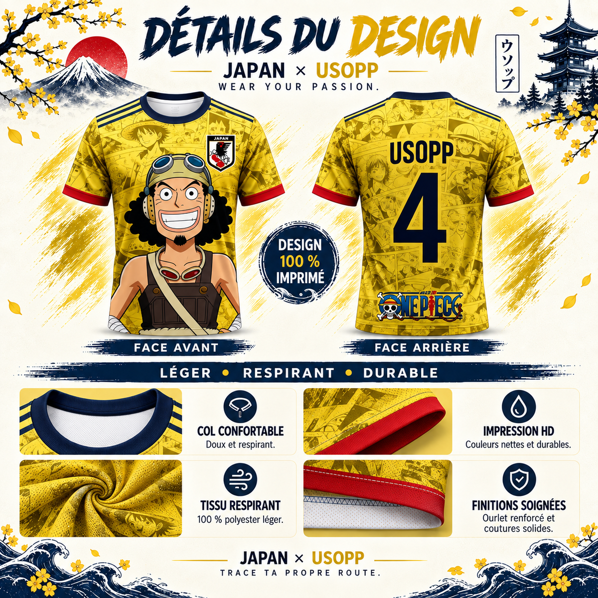 🏴‍☠️ Usopp Jaune – Japan Edition 🇯🇵