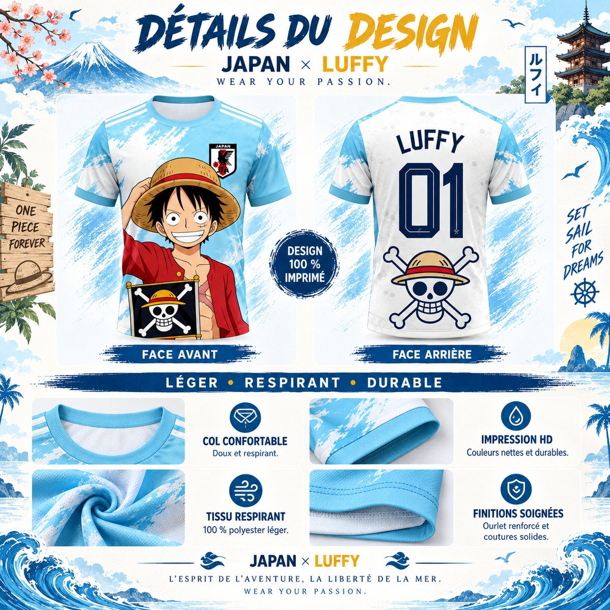 Luffy Pirate X Surf Edition🌊