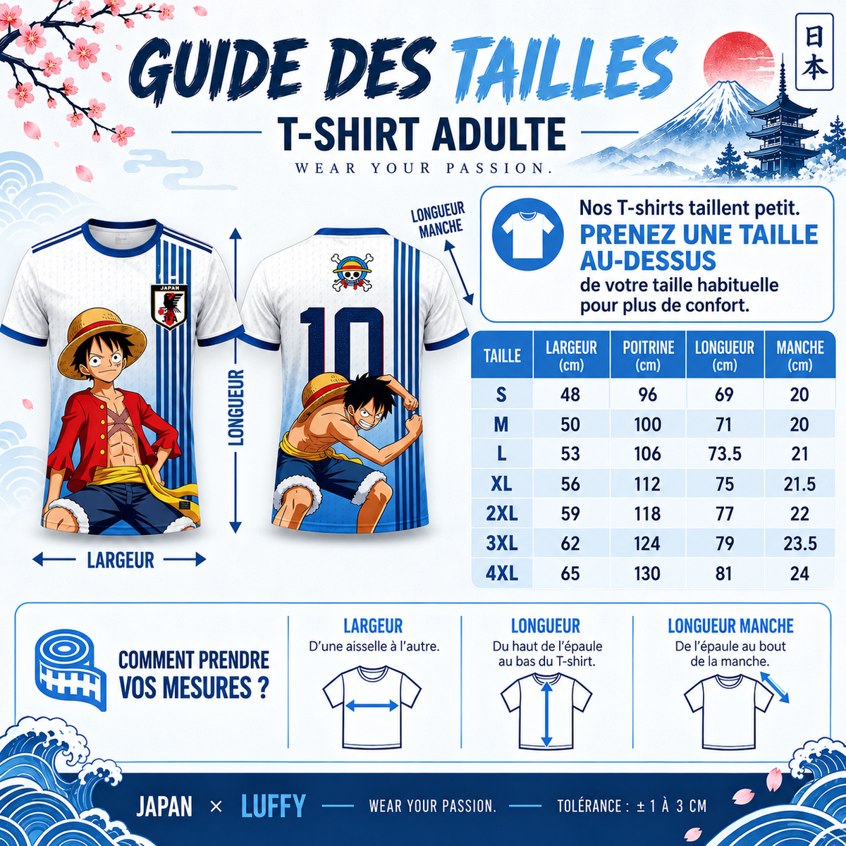 🏴‍☠️ Luffy Premium Chapeau – Japan Edition 🇯🇵