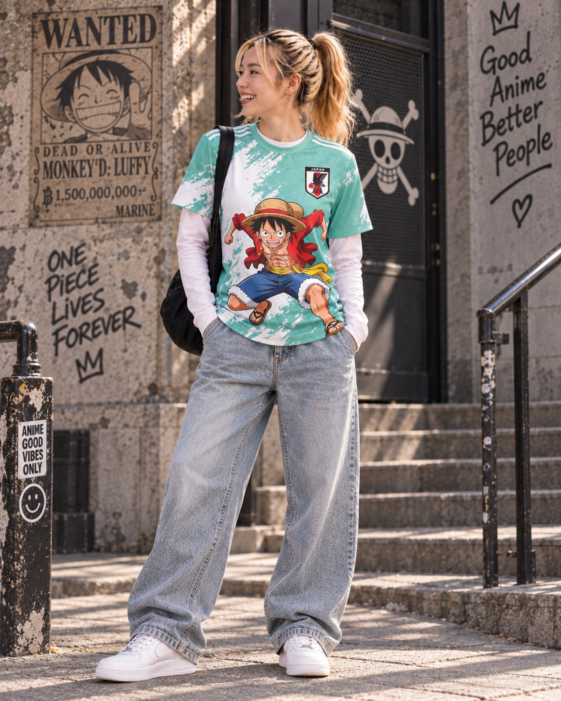 🏴‍☠️ Luffy Turquoise – Japan Edition 🇯🇵