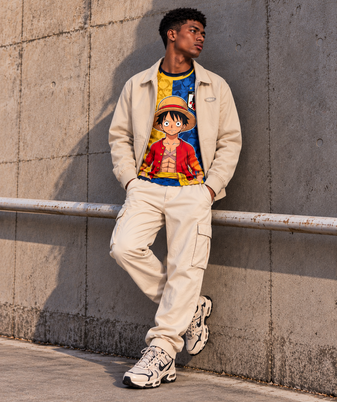 🏴‍☠️ Luffy Dessin Jaune – Japan Edition 🇯🇵