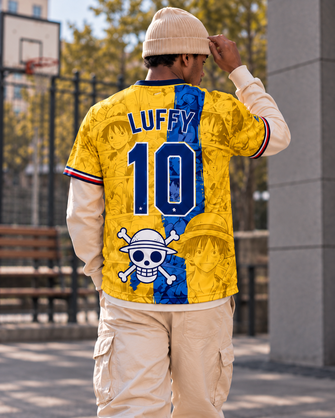 🏴‍☠️ Luffy Dessin Jaune – Japan Edition 🇯🇵