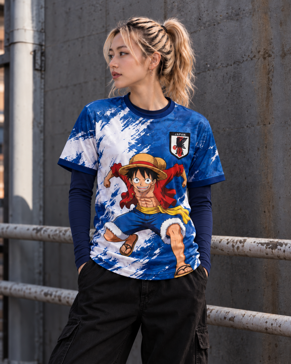 🏴‍☠️ Luffy Bleu – Japan Edition 🇯🇵