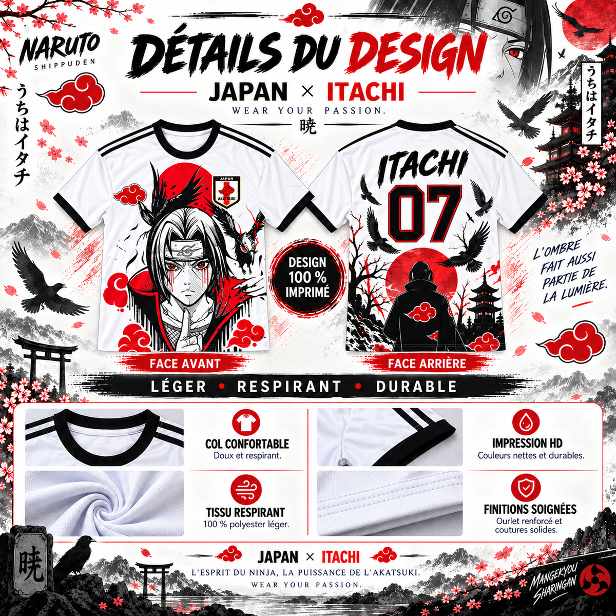 👁️ Itachi Sharingan – Japan Edition 🇯🇵
