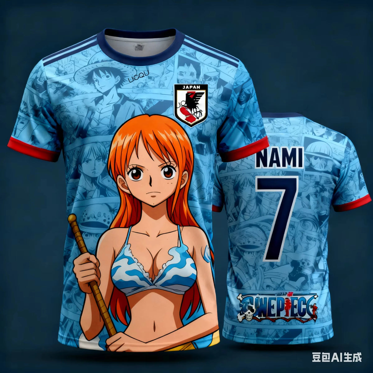 🏴‍☠️ Nami Dessin Bleu – Japan Edition 🇯🇵