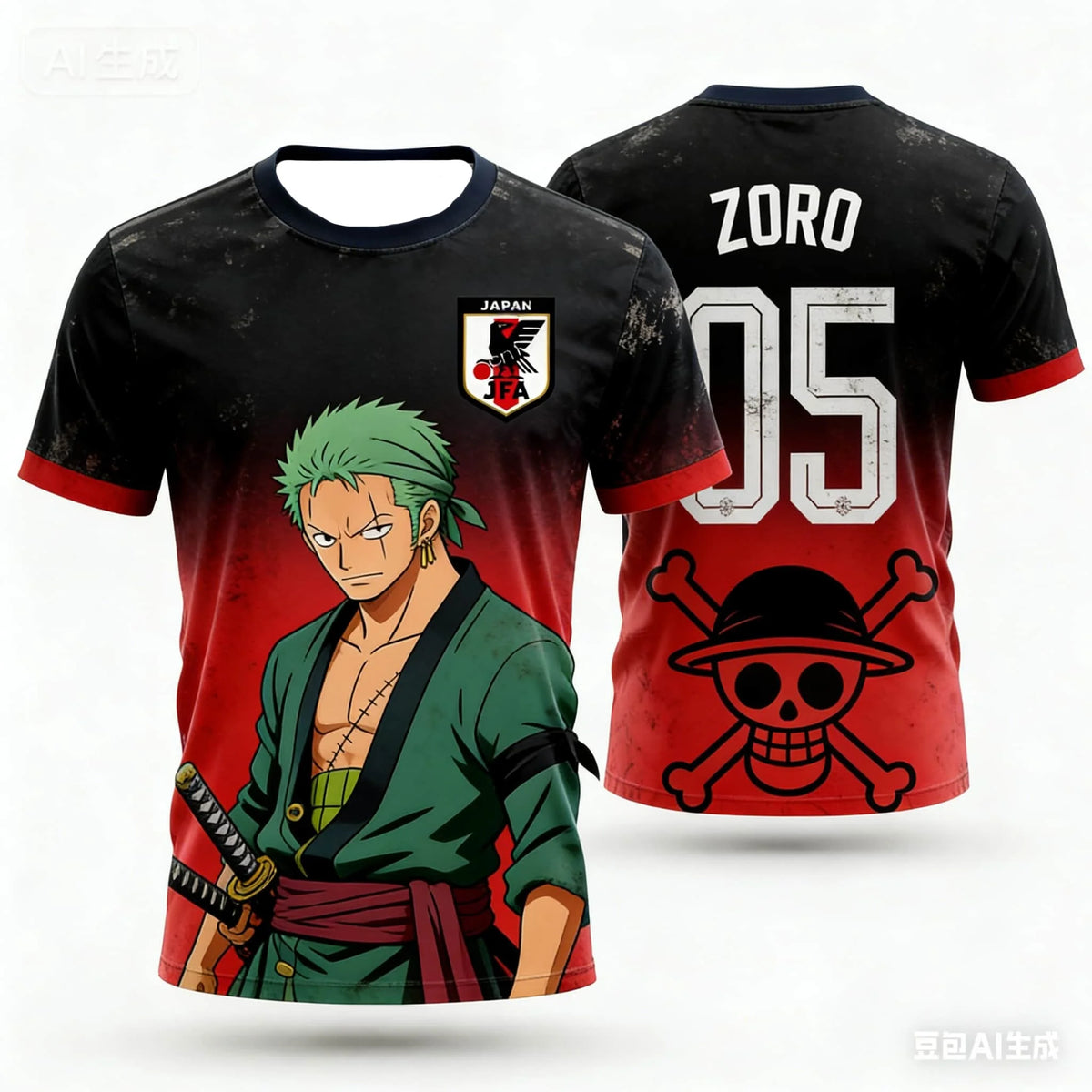 🏴‍☠️ Zoro rouge – Japan Edition 🇯🇵